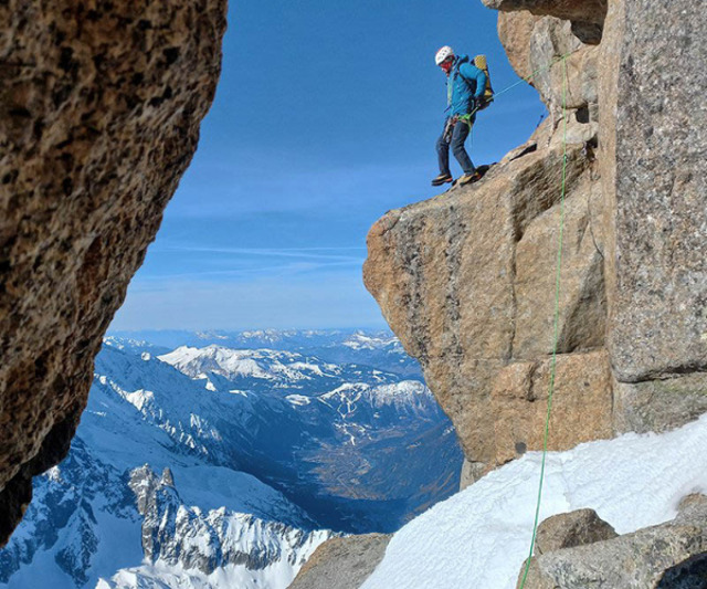 Nederlandse winterbeklimmingen van de Allain-Leininger op de Dru