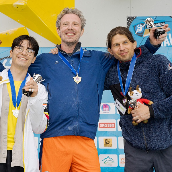 Jamie Barendrecht podium EK gouden medaille