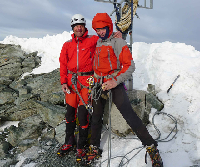 Eerste Nederlandse beklimming van Directe André Georges op de Dent Blanche NNW-graat