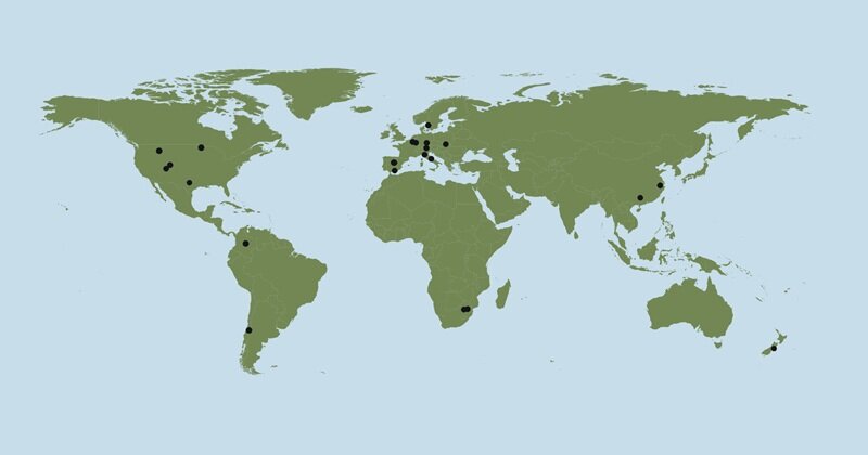 De plekken waar Miren Rocks actief is