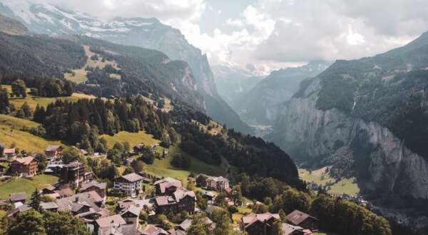 Aan de voet van de Jungfrau