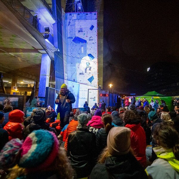 Publiek UIAA Ice Climbing Continental Open Utrecht 2023