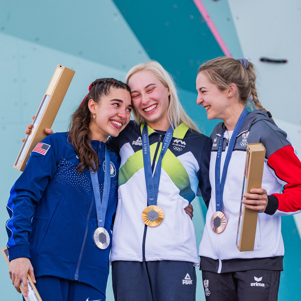 Medaillewinnaars Boulder &amp; Lead Combined Vrouwen