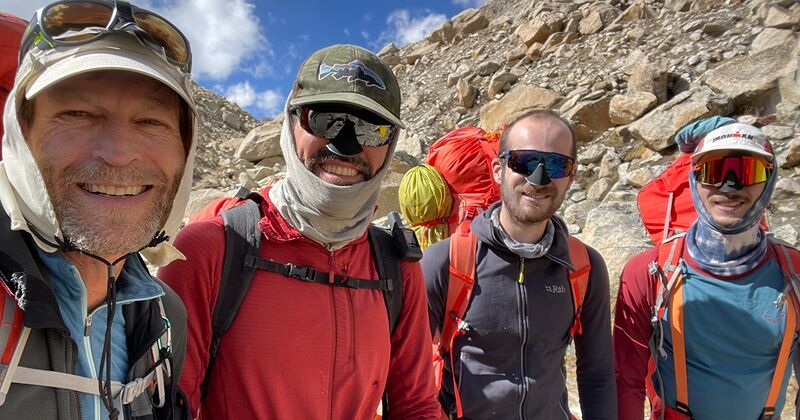 De vier bergbeklimmers