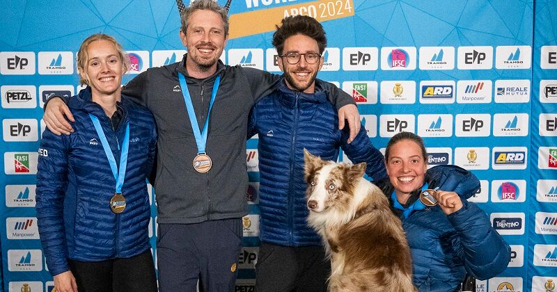 De Nederlandse paraklimselectie op een World Cup in Arco