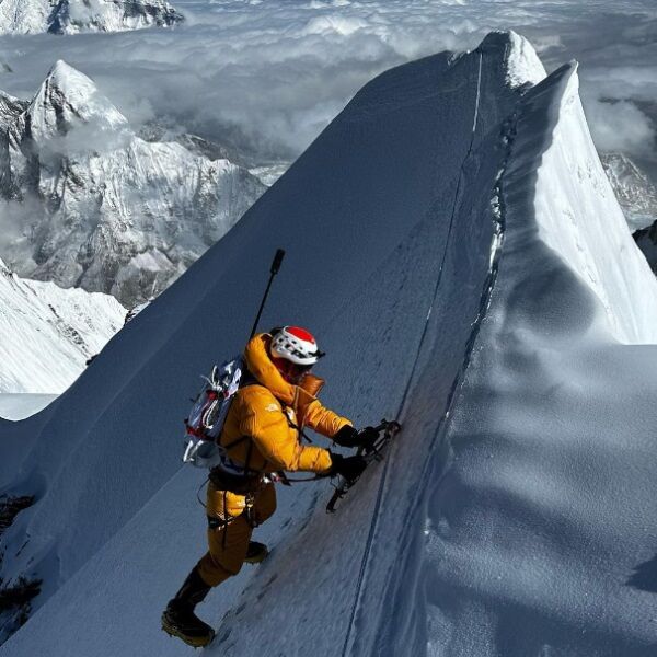 Christian de Jong richting de top